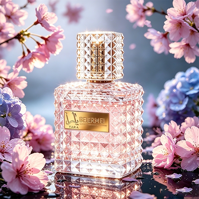 Imagem Beiermei Perfume Árabe Lattafa Yara Rosa Feminino 100ml Doce Sofisticado Longa Duração