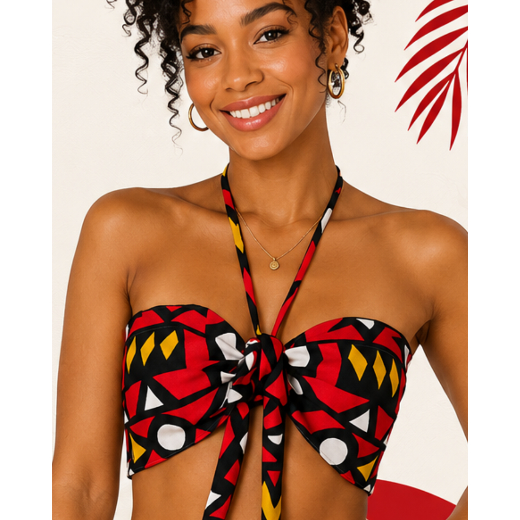 Cropped Feminino Boho Étnico Cultural Confortável