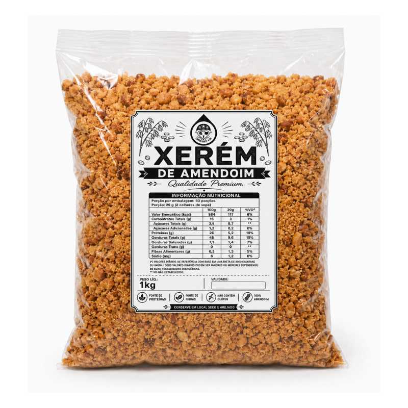 Amendoim Triturado - Xerem de Amendoim Premium 1kg