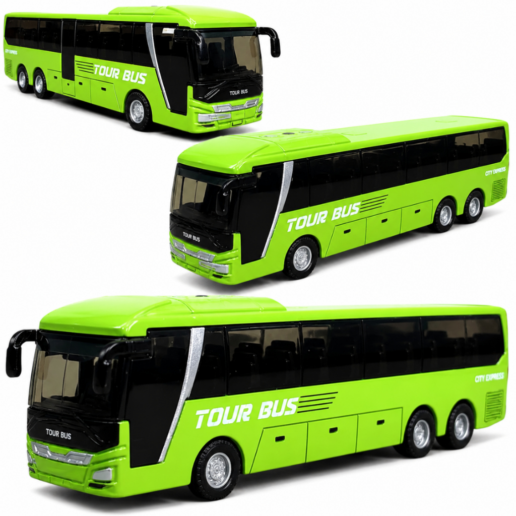 Carrinho Miniatura Ônibus Ferro Fricção Õnibus Tuor Bus Top