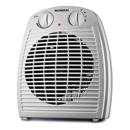 Aquecedor Mondial 220V A-08 De 2000W Termoventilação Branco Portátil Aquece o Ambiente