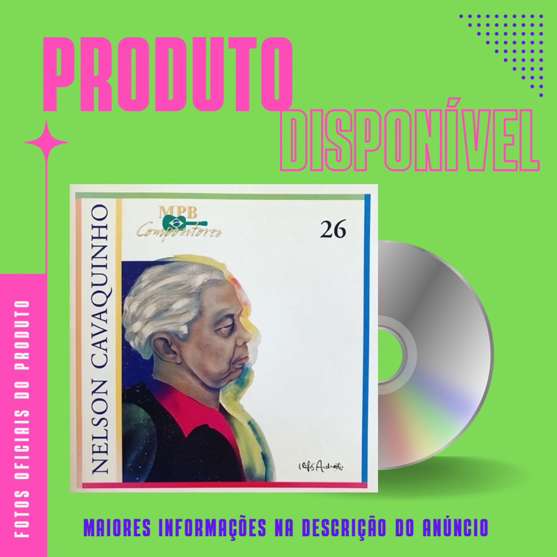 CD NELSON CAVAQUINHO - MPB COMPOSITORES 26 (Beth Carvalho, Clara Nunes, Elizeth Cardoso, Emílio Santiago) *