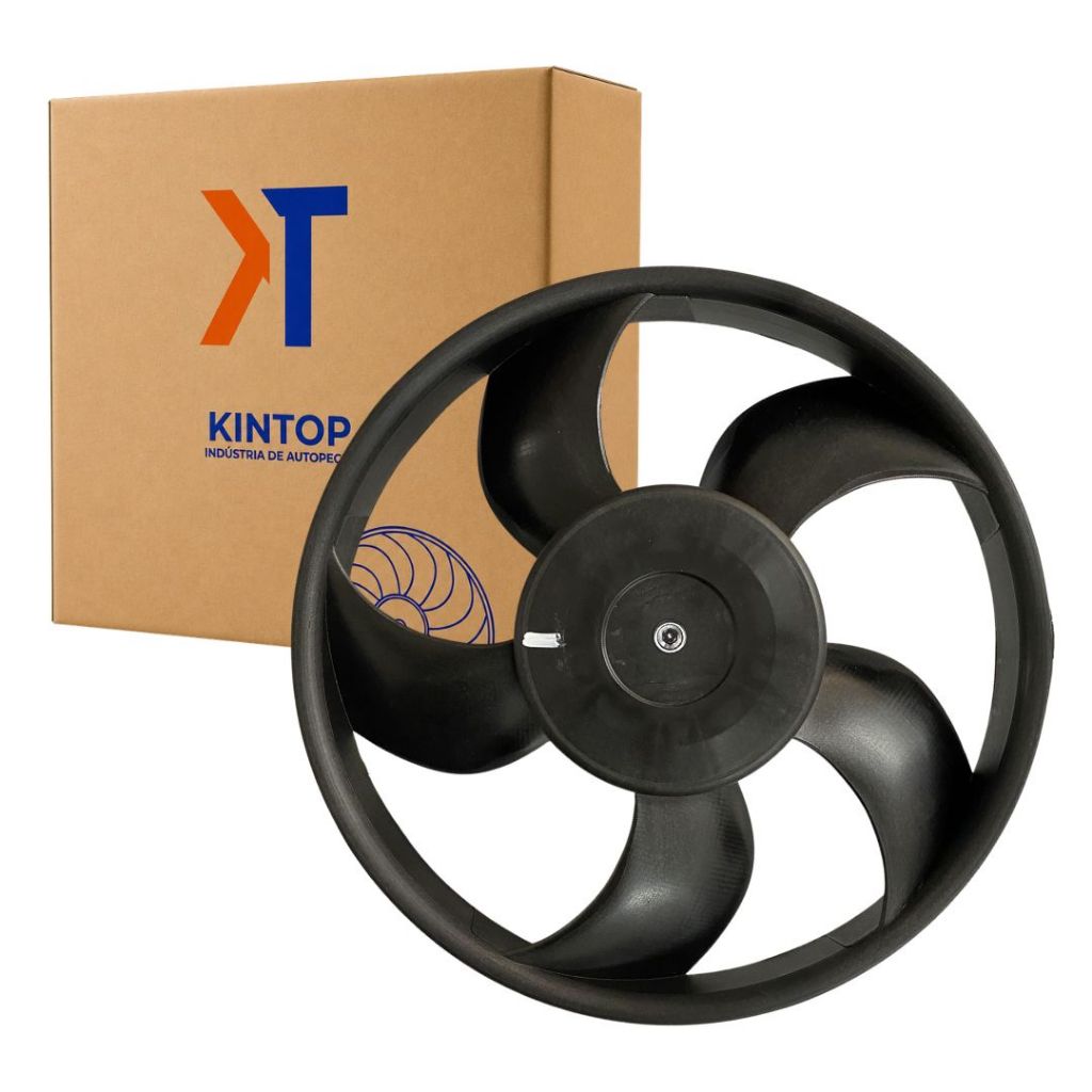 Ventoinha Radiador Eletroventilador 5 Pás 12v Para Gol Parati 1.0 1.8 2.0 Logus Pointer 1.6 1.8 2.0