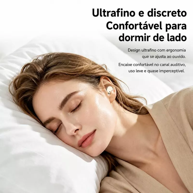 Fone de Ouvido Bluetooth 6.0 Q19 Sem Fio para Dormir — foto 2