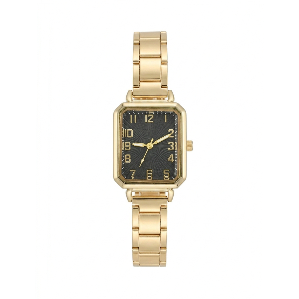 Relógio Feminino Astra Black Gold 25mm - Doluck Elegante Blogueira Premium