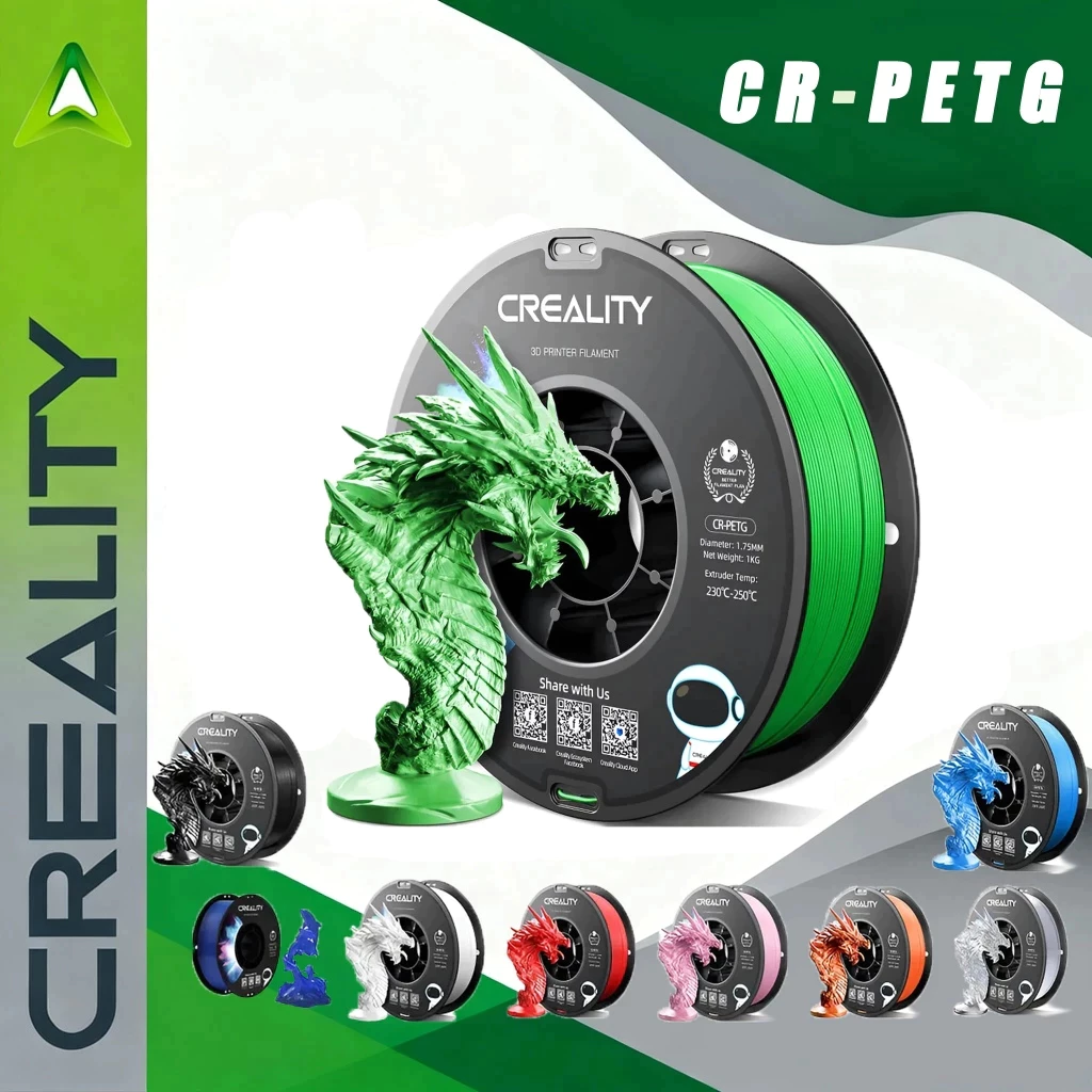 Filamento Impressora Creality CR-PETG Oficial Premium 3d-1kg 1.75mm