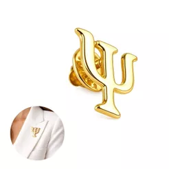 Broche Psicologia Folheado a Ouro 18k
