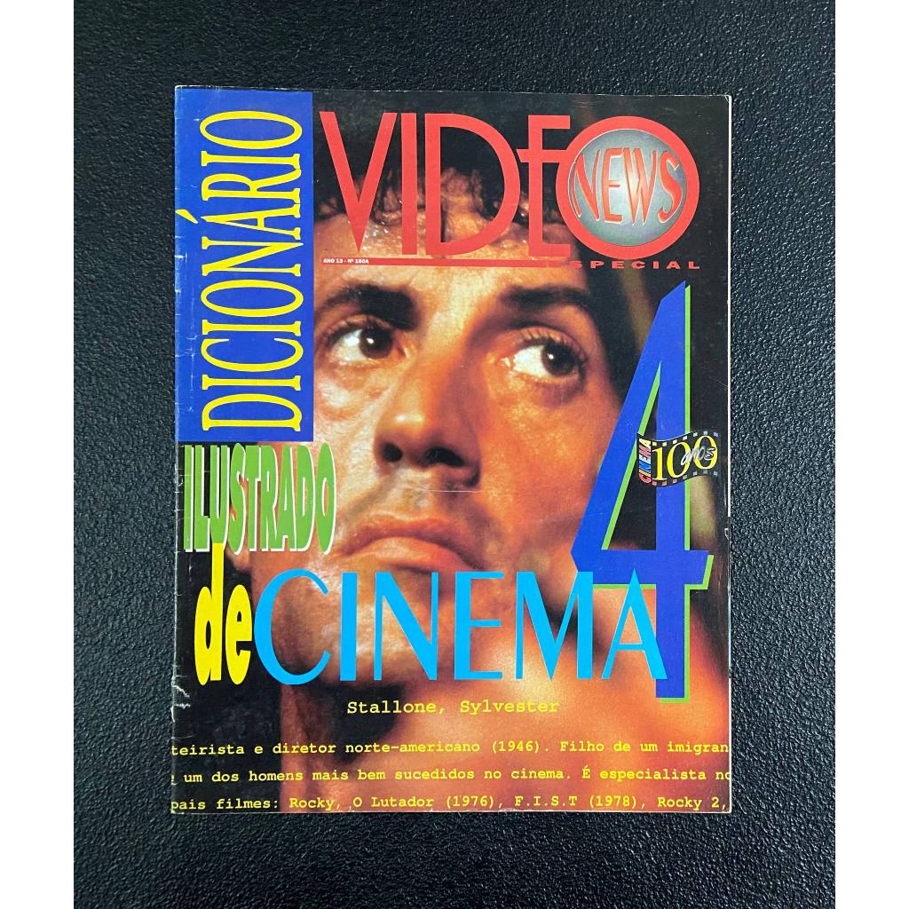 Revista Video News especial Sylvester Stallone - Dicionário ilustrado do Cinema 4