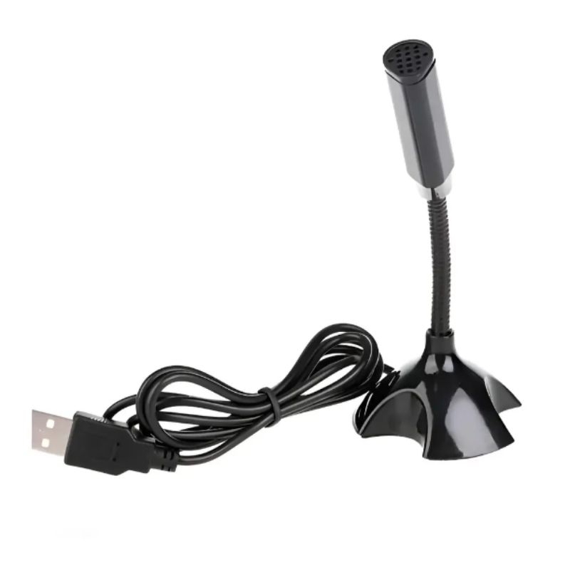 Microfone usb de mesa para computador pce notebookonline aulas e reuniao