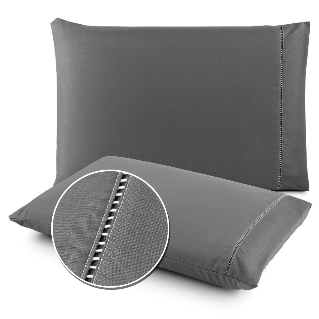 Fronhas Para Travesseiros 50x70 cm Ponto Palito Varias Cores Micropercal 400 Fios