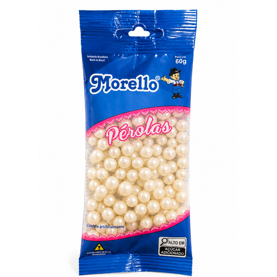 Morello - Pérolas de Açúcar *60g* - Tamanho Médio (0,06mm)