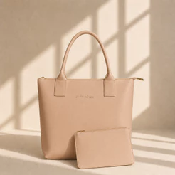 Kit Bolsa Sacola Anjik Grande + Necessaire, Bolsa Feminina Gaby Show