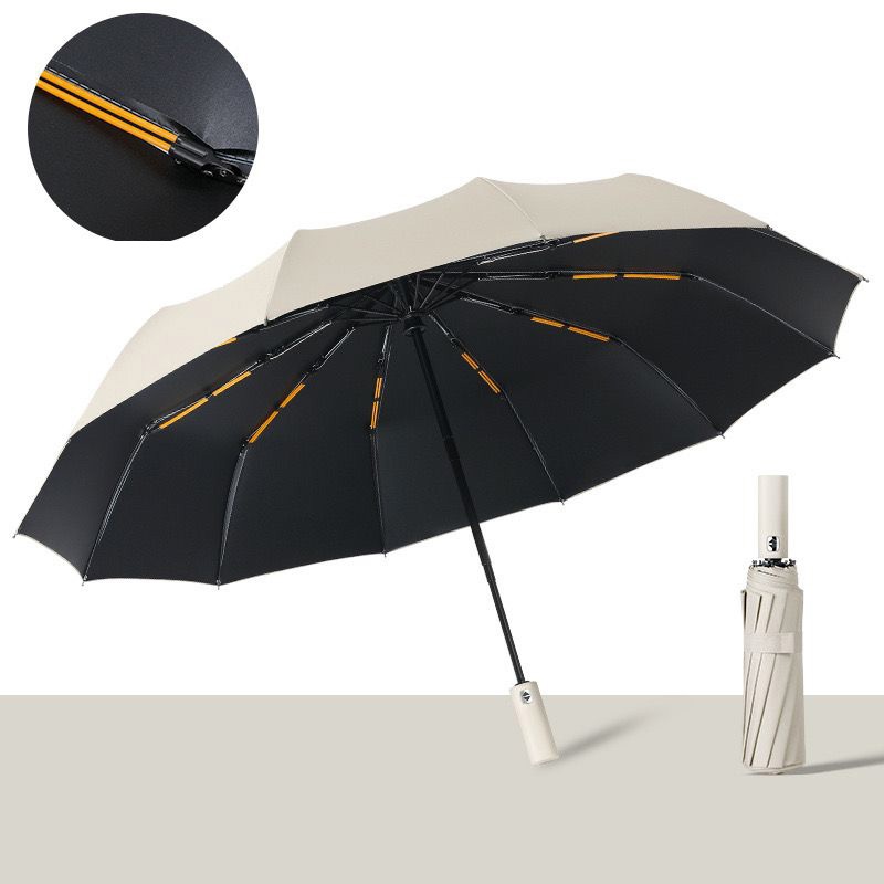 Guarda Chuva Automático Sombrinha Grande Proteção Solar UV Reforçado Dobrável 10 varetas Envio Imediato Promoção