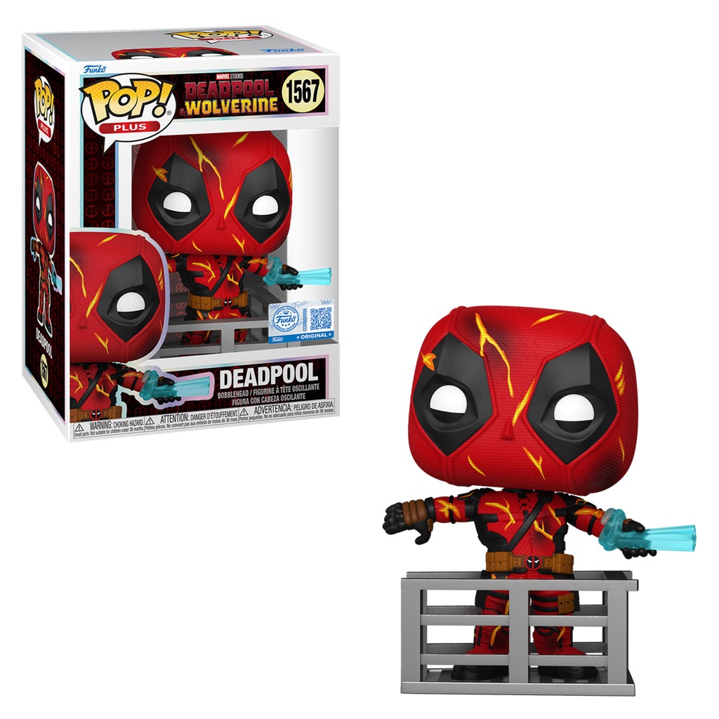 FUNKO POP PLUS MARVEL DEADPOOL & WOLVERINE EXCLUSIVE - DEADPOOL 1567 NOVO ORIGINAL