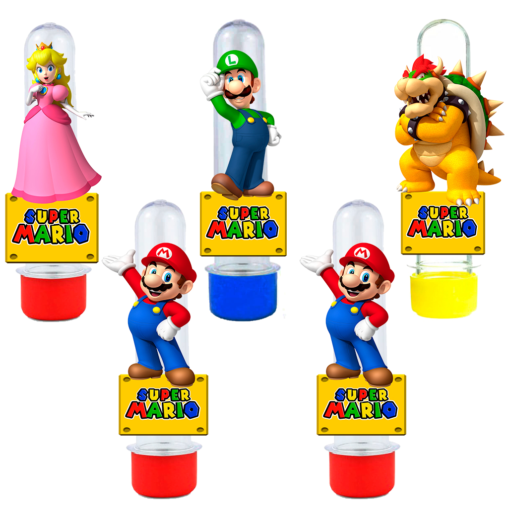 10 ~ 50 Tubetes Super Mario Bros