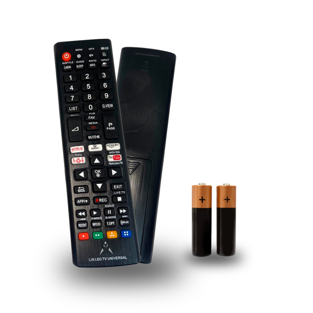 Controle Remoto Universal Compatível com Smart TV Samsung e LG + Pilhas Inclusas 7384