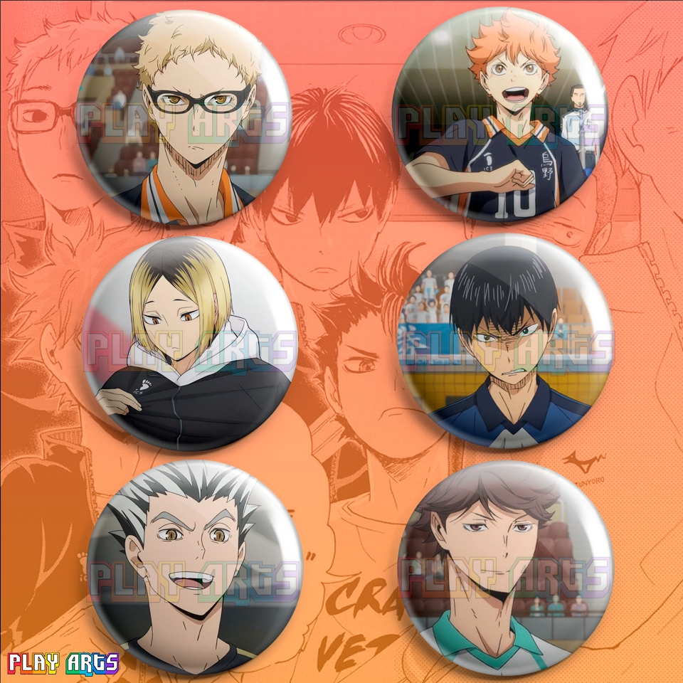 Bottons Broche Anime Haikyuu