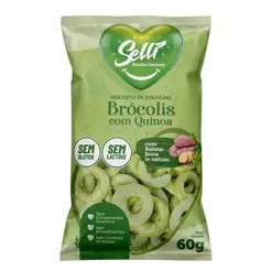 Bisc. Polvilho batata doce Brócolis Quinoa - Selli 60g
