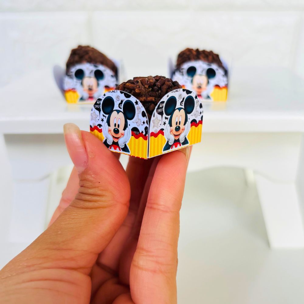 Forminha de Doces Mickey Mouse / Personalizada / Lembrancinha de Festa /Aniversário
