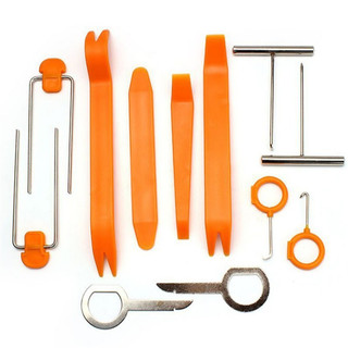 Kit 12 peças espatulas Ferramentas Removedor de Moldura de Carro Painel forro e sacas para audio