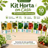 Kit de sementes para horta caseira