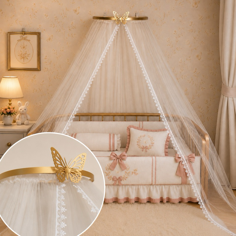 Dossel com mosquiteiro para berço!