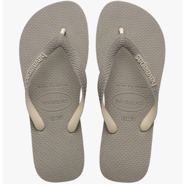 havaianas brasil cinza recife top corfortável chinelo havaianas top unicolor