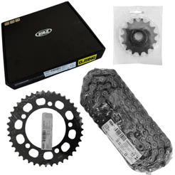 KIT RELAÇÃO TRANSMISSÃO COMPLETO EXTREME CB500F / CB500X / CBR500R VAZ