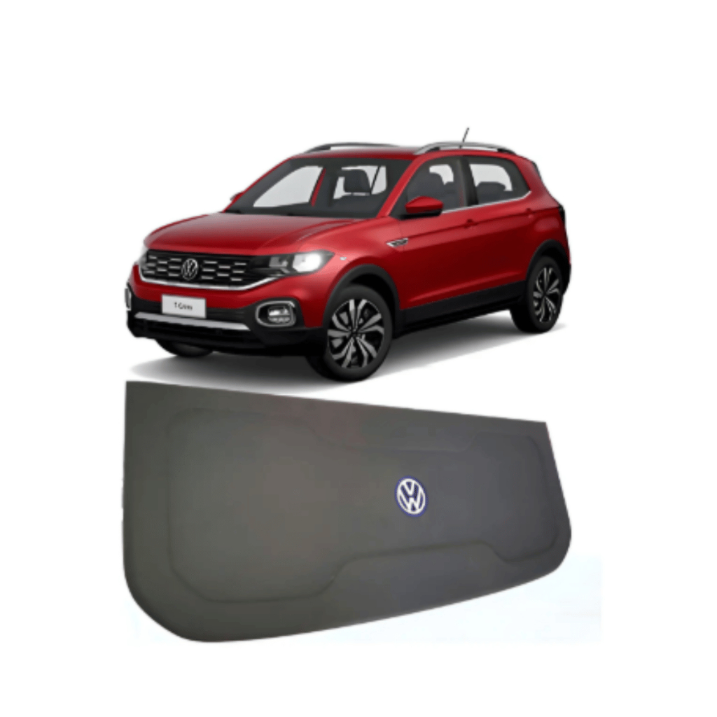 Tampão Porta Malas Volkswagen T-Cross 2018 a 2023 R-Acoustic Bagagito Carpete Grafite