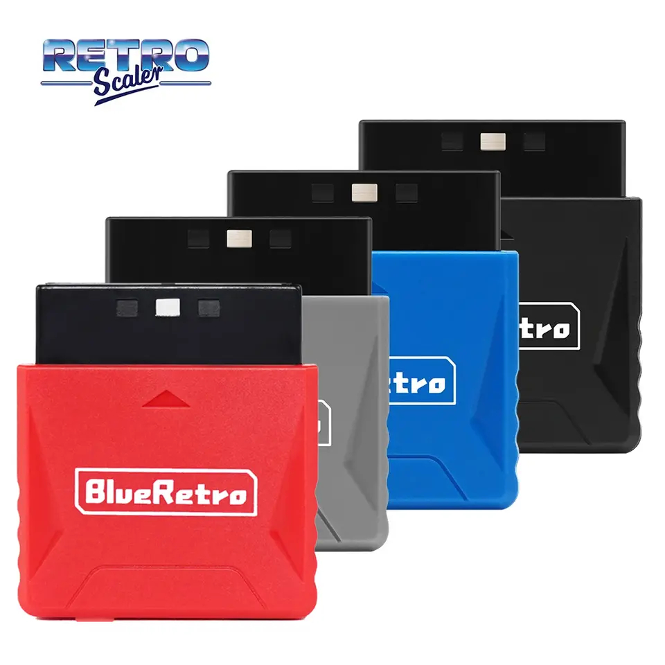 Adaptador para controle sem fio para PS1 / PS2 BlueRetro