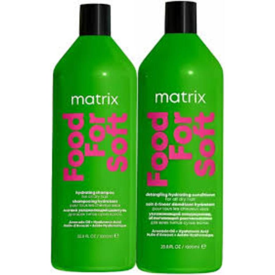 Kit Matrix Food For Soft Shampoo 1L e Condicionador 1L