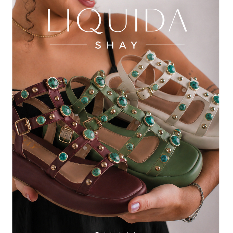 Sandália Papete Flatform Birken Feminina Shay Pedrarias Rasteira Confortável Papete Blogueira Macia