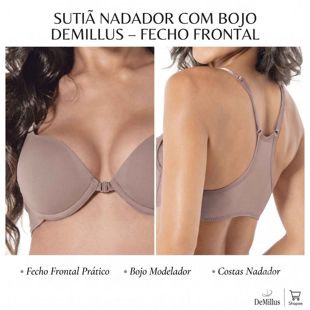 Sutiã com Bojo Costas Nadador 67621 Demillus