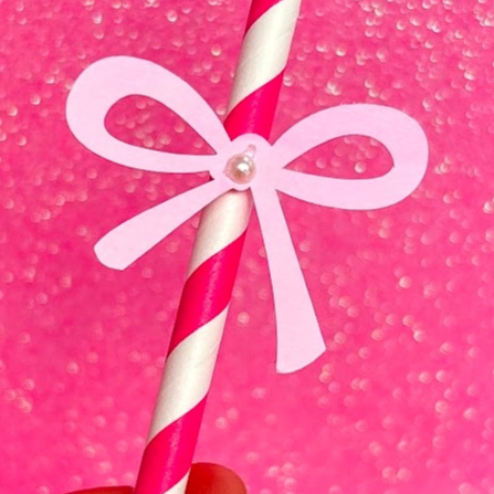40 Laço Decorativo com pérolas | ideal para Canudos para Festa - Decoração de Mesa- - Lembrancinha- Caixa de acrílico