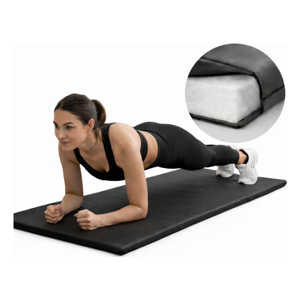 Colchonete Fitness Crossfit Exercícios Abdominal Treino Pilates Fisioterapia Confortável Resistente