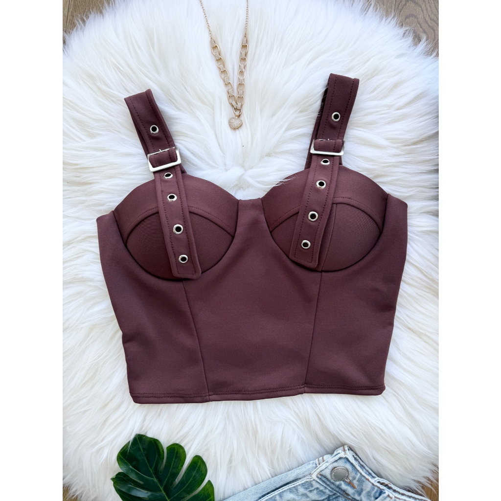 AZALEA Cropped Com Bojo Moda Feminina 208