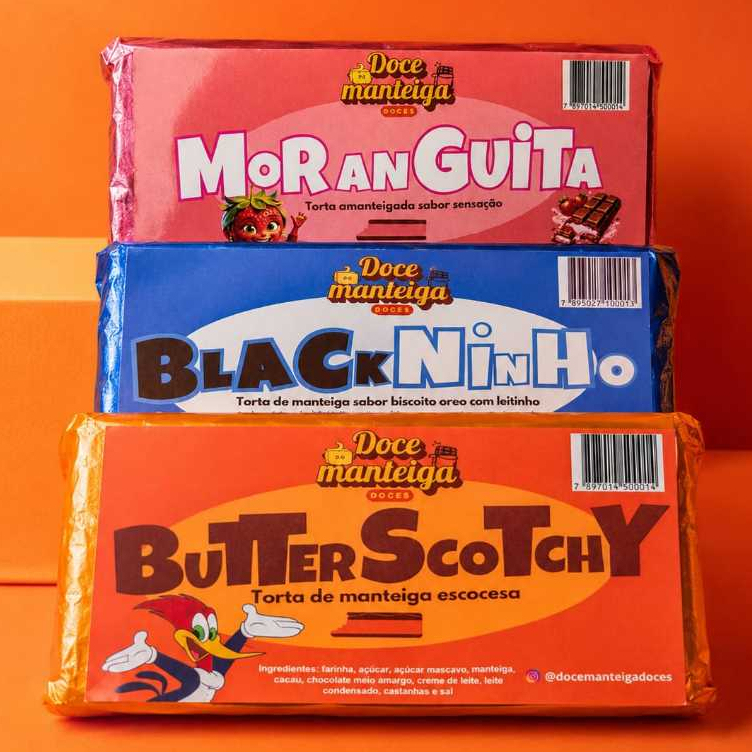 Kit Degustação 3 Unidades de torta (Torta Escocesa, BlackNinho, Pistatio)