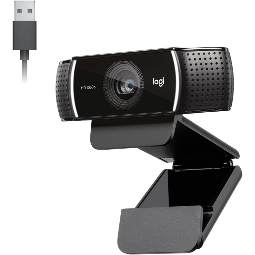 Webcam Full Hd Logitech C922 Pro Stream Com Microfone Embutido