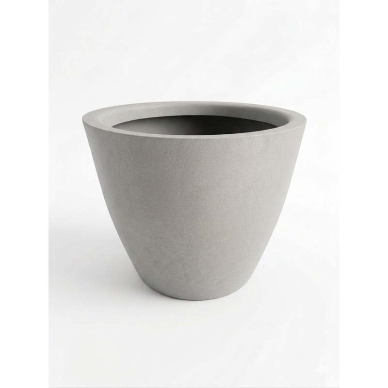 Vaso Bojo Redondo Extra Grande 76cm Polietileno Para Pata de Elefante Jardim — imagem 2 de 2