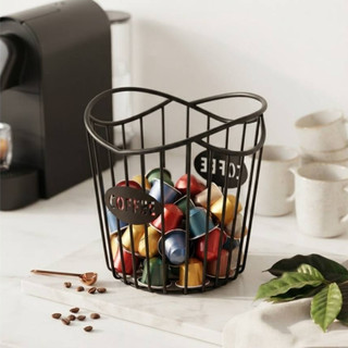 Porta Cápsula Organizador Café Em Metal Decoração Cozinha Luxo Cantinho do Café