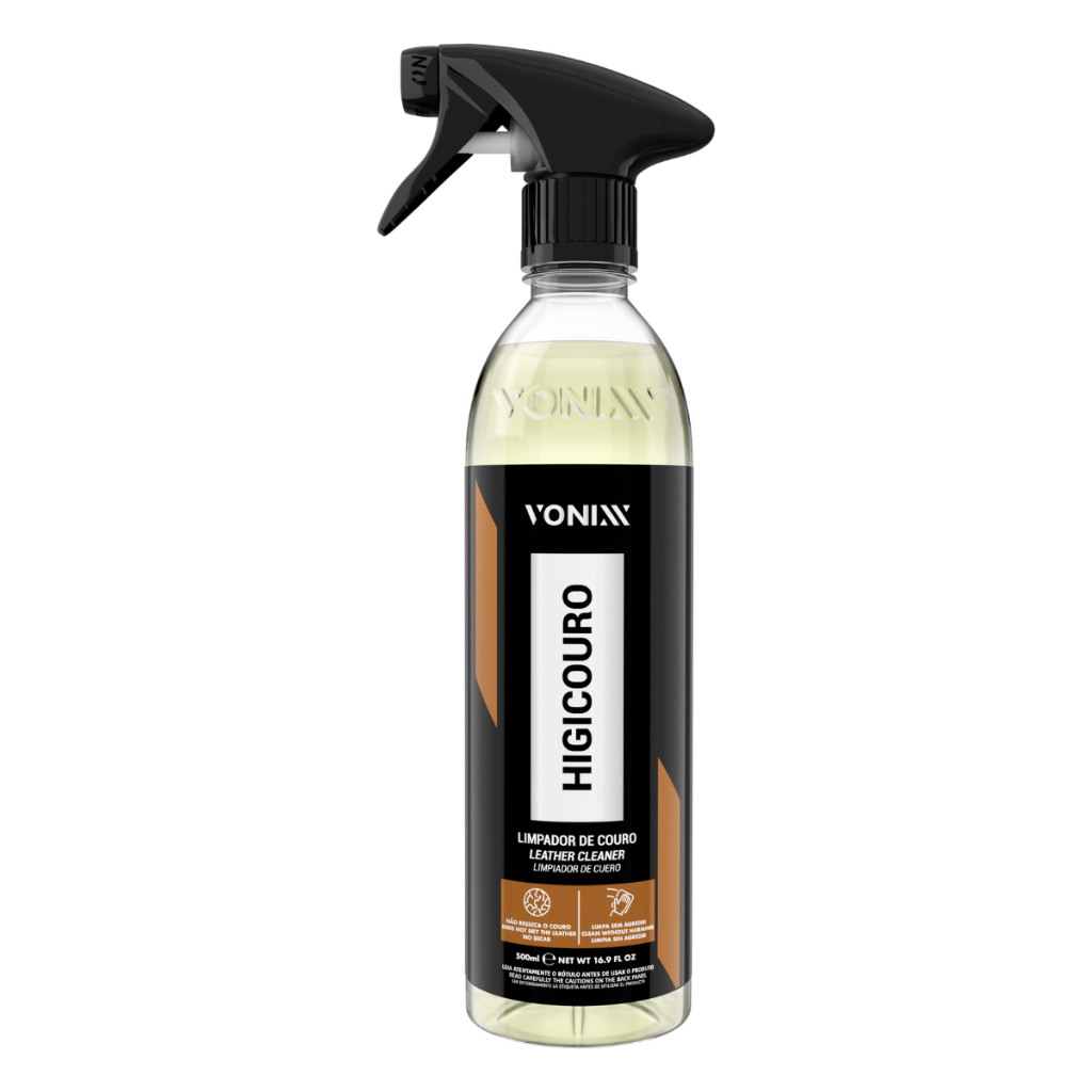 Higicouro Vonixx Limpa E Higieniza Banco De Couro Automotivo 500ml
