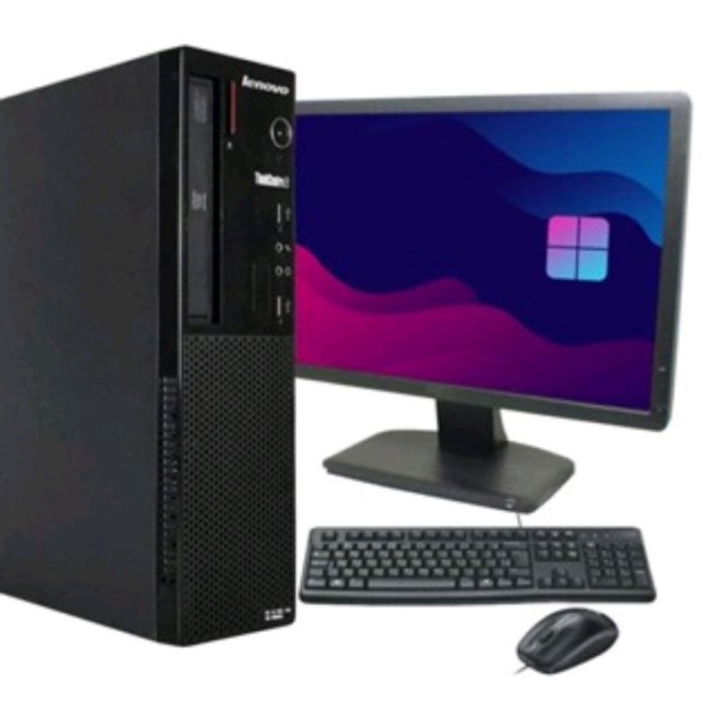 Kit Pc Computador Cpu HP Dual Core OU core i5  Core i3 Memoria 4gb HD OU SSD Wi-Fi Monitor 19 windows 10