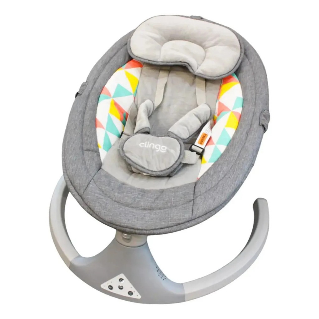 Cadeira De Descanso Balanco Eletrica Bebe Clingo Automatica
