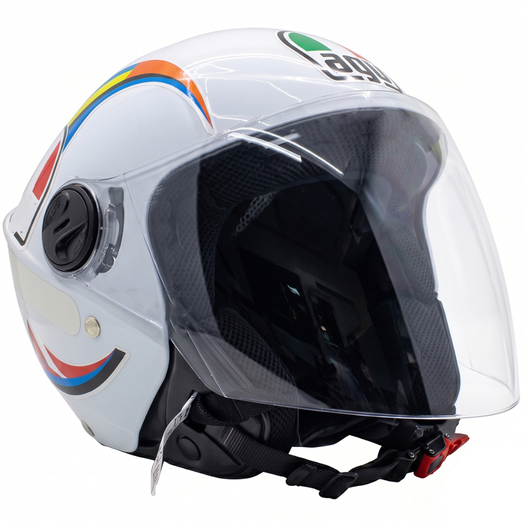Capacete Aberto Liberty 3 New Personalizado Meia Lua Blade Viseira Cristal