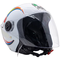 Capacete Aberto Liberty 3 New Personalizado Meia Lua Blade Viseira Cristal