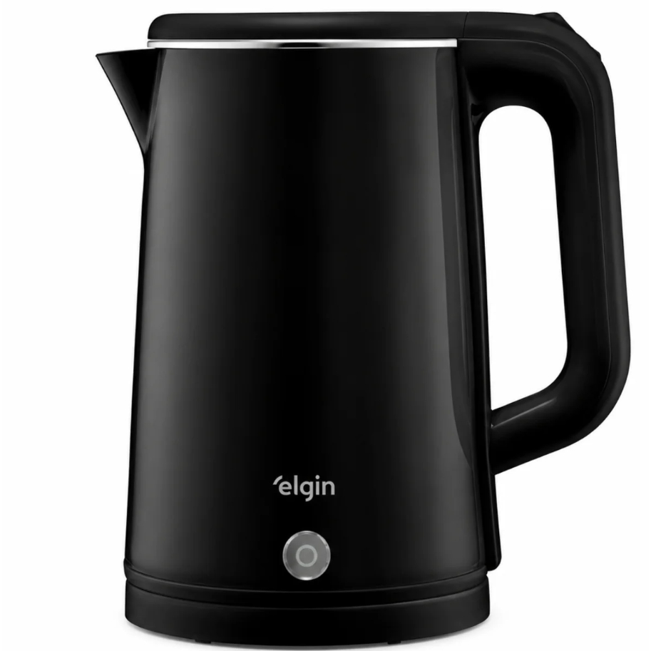 Chaleira Elétrica Elgin Slim 1.200W 127v 1,8L Desligamento Automatico Preta