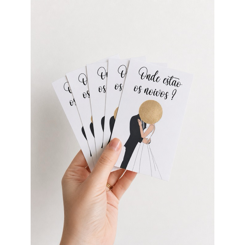 Raspadinha Personalizada Onde Estão os Noivos? · Despedida, Chá de Panela e Casamento · Escolha os Rostos