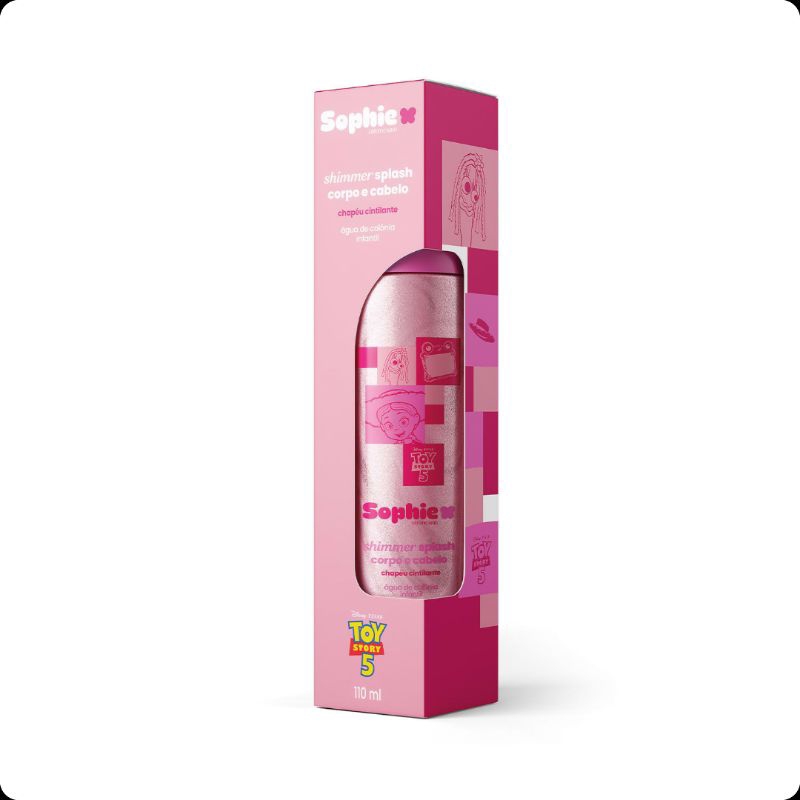 Shimmer Splash Corpo E Cabelo Sophie Toy Story 5 Chapéu Cintilante 110Ml