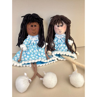 Boneca de Pano Artesanal 25cm Vestido Diversidade Boneca Feita à Mão Brinquedo Infantil Presente Menina
