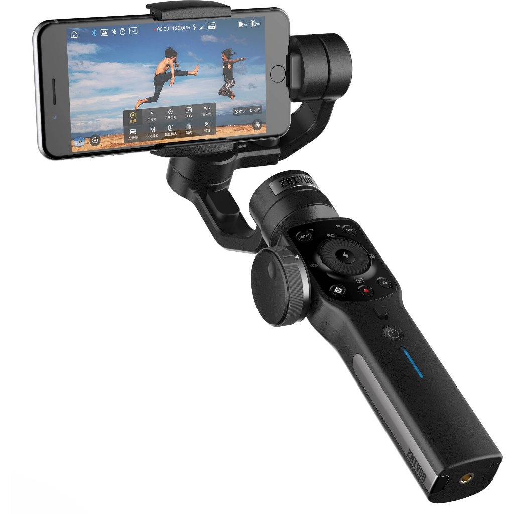 Estabilizador Celular Zhiyun Smooth 4 Gimbal Videos Fotos Cor Preto